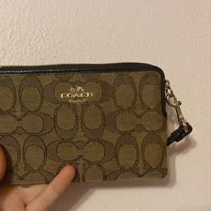 coach pattern wristlet